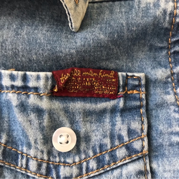 7 For All Mankind Boys Denim Shirt - Picture 8 of 12